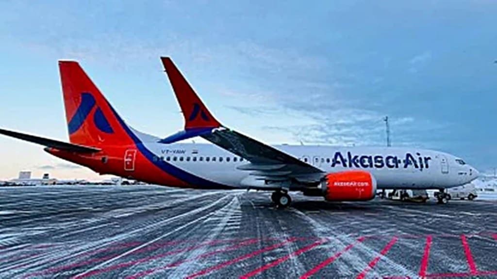 Akasa Air ફ્લાઇટને બોમ્બથી ઉડાવી દેવાની ધમકી, બેંગલુરું જઇ રહેલું પ્લેન દિલ્હી પરત ફર્યું