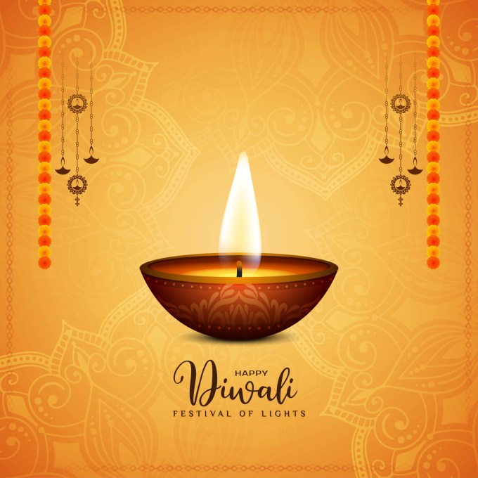 <strong>Happy Diwali 2024 Wishes Images Quotes Status Wallpapers in Gujarati: દિવાળી શુભેચ્છા સંદેશ</strong><br>દિવાળી હિંદુ ધર્મનો મુખ્ય તહેવાર છે. ધનતેરસથી શરૂ થતો 5 દિવસનો દિવાળી તહેવાર કારતક સુદ ભાઈબીજ સુધ ઉજવાય છે. દિવાળી પર લક્ષ્મી પૂજા કરવામાં આવે છે. દિવાળી પર ઘરના આંગણે રંગોળી બનાવાય છે અને રાત્રે દીપક પ્રગટાવી પ્રકાશના પર્વની ઉજવણી કરવામાં આવે છે. સમય સાથે તહેવારોની ઉજવણીની રીત બદલાય છે. ડિજિટલ યુગમાં લોકો મોબાઇલ મેસેજ મોકલી તહેવારોની શુભકામના પાઠવે છે. અહીં દિવાળી શુભેચ્છા સંદેશ આપવામાં આવ્યા છે. જે તમે તમારા પ્રિયજનોને મોકલી શકો છો અને તમને દિવાળી 2024 ની શુભેચ્છા ખાસ રીતે આપી શકો છો. (Photo: Freeepik)