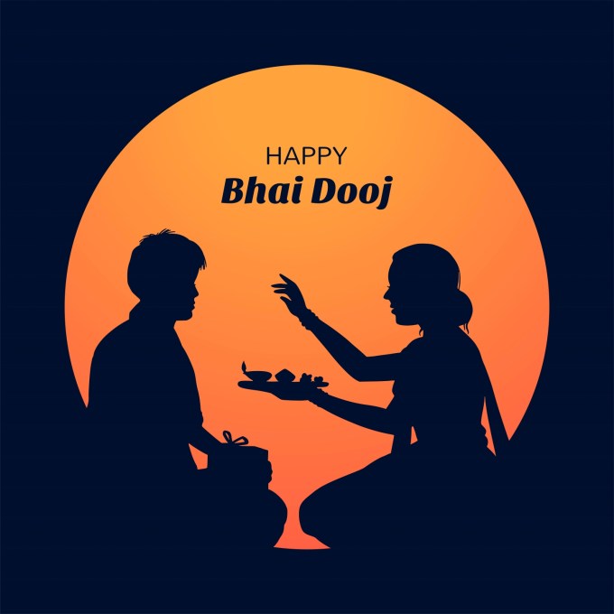 બહેન ચાહે ભાઈ નો પ્યાર<br>નહીં ચાહે મોંઘા ઉપહાર<br>સંબંધ અતૂટ રહે સદીઓ સુધી<br>મળે મારા ભાઈને ખુશીઓ અપાર<br><strong>હેપ્પી ભાઈ બીજ<br>Happy Bhai Bij 2024</strong><br>(Photo: Freepik)