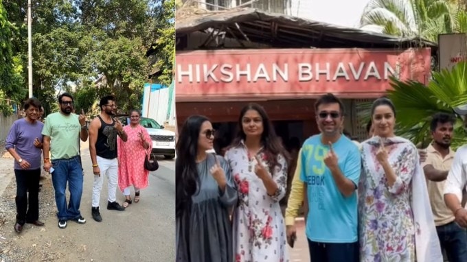 સોશિયલ મીડિયામાં વિડીયો અને ફોટાઓ પરથી જોઈ શકાય છે કે બોલિવૂડના અન્ય ઘણા કલાકારોએ પણ તેમના મતના અધિકારનો ઉપયોગ કર્યો છે. શ્રદ્ધા કપૂર મિત્રો સાથે તો કરણવીર સિંહ પરિવાર સાથે મતદાન કરવા પહોંચ્યો હતો . (તસવીર: Instagram)