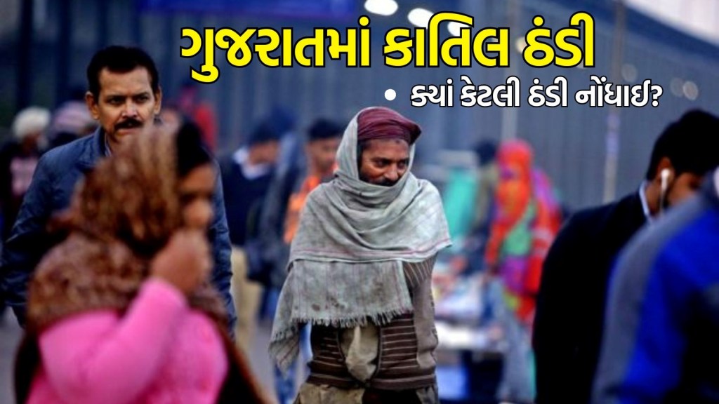 Gujarat Winter weather Update : ગુજરાતમાં કાતિલ ઠંડી, અમદાવાદમાં ઠંડીનો પારો 4 ડિગ્રી ગગડ્યો, ક્યાં કેટલી ઠંડી નોંધાઈ?