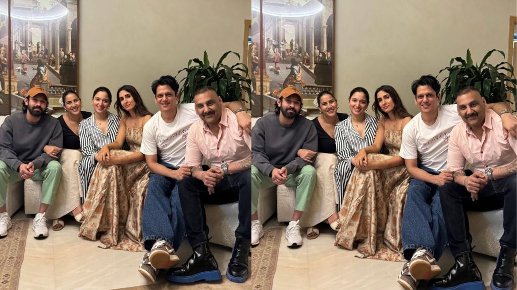 તમન્ના ભાટિયા & વિજય વર્માએ ક્રિસમસ પહેલા શાનદાર પાર્ટી હોસ્ટ કરી, વિક્રાંત મેસી પત્ની સાથે જોવા મળ્યો, જુઓ ફોટા