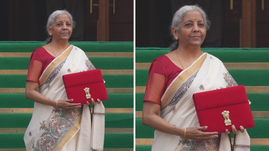 Nirmala Sitharaman Budget Saree: બજેટ દિવસે નિર્મલા સીતારમણે પહેરી ખાસ સાડી, બિહારના પદ્મ પુરસ્કાર વિજેતા સાથે ખાસ કનેક્શન Nirmala Sitharaman Budget Saree: બજેટ દિવસે નિર્મલા સીતારમણે પહેરી ખાસ સાડી, બિહારના પદ્મ પુરસ્કાર વિજેતા સાથે ખાસ કનેક્શન