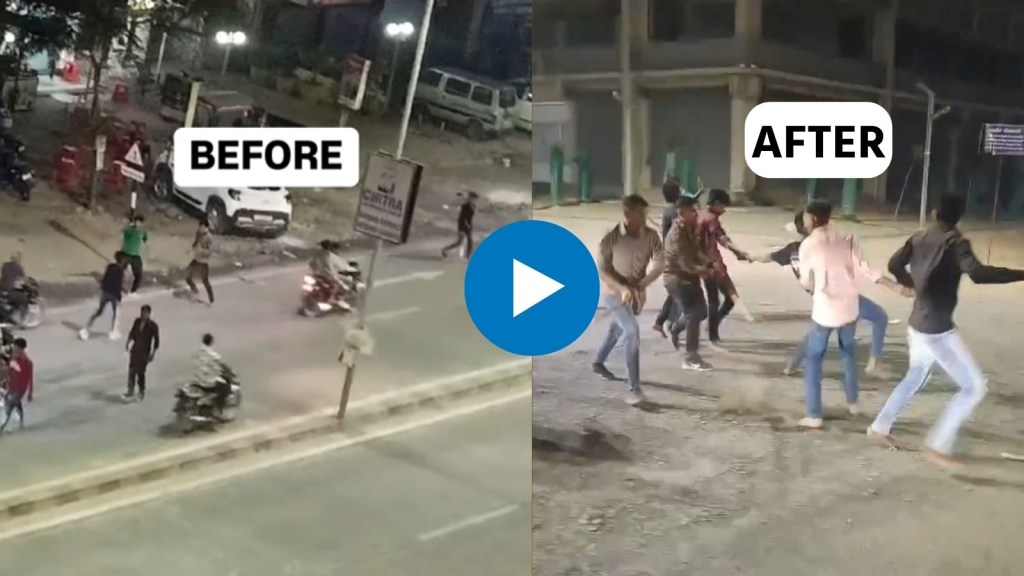 અમદાવાદના વસ્ત્રાલમાં જાહેર માર્ગ પર તોડફોડ કરનારા અસામાજીક તત્વોએ જોડ્યા હાથ, જુઓ વીડિયો અમદાવાદના વસ્ત્રાલમાં જાહેર માર્ગ પર તોડફોડ કરનારા અસામાજીક તત્વોએ જોડ્યા હાથ, જુઓ વીડિયો