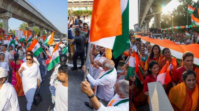 Operation Sindoor: જમ્મુ-કાશ્મીરના પહેલગામ ખાતે પ્રવાસીઓ પર થયેલા આતંકી હુમલાની ઘટના બાદ ભારતીય સેનાએ ‘ઓપરેશન સિંદૂર’ દ્વારા માં ભારતીને તથા આપણા તિરંગાને અપાવેલા ગૌરવને વધાવવા દેશભરમાં 13 થી 23 મે સુધી રાષ્ટ્રવ્યાપી તિરંગા યાત્રા યોજાઈ રહી છે. (તસવીર: સોશિયલ મીડિયા)