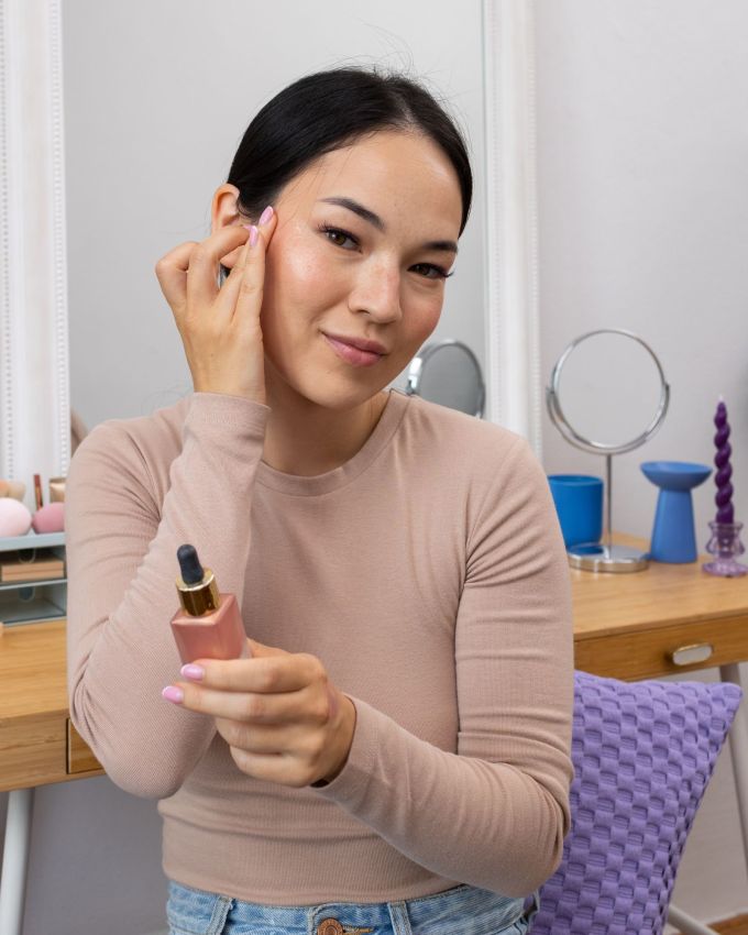 <strong>હાઇલાઇટરનો ઉપયોગ </strong>: લુકને પૂર્ણ કરવા માટે તમે બ્લશ અથવા હાઇલાઇટરનો ઉપયોગ કરી શકો છો. જો તમે પહેલી વાર મેકઅપનો ઉપયોગ કરી રહ્યા છો તો મૂળભૂત બાબતોથી શરૂઆત કરો. જો તમે એક જ વારમાં પરફેક્ટ લુક મેળવી શકતા નથી, તો તમારે નિરાશ ન થવું જોઈએ. મેકઅપ લગાવ્યા પછી, તેને દૂર કરવું પણ મહત્વપૂર્ણ છે. તમે મેકઅપ રીમુવર અથવા નાળિયેર તેલનો ઉપયોગ કરી શકો છો.  