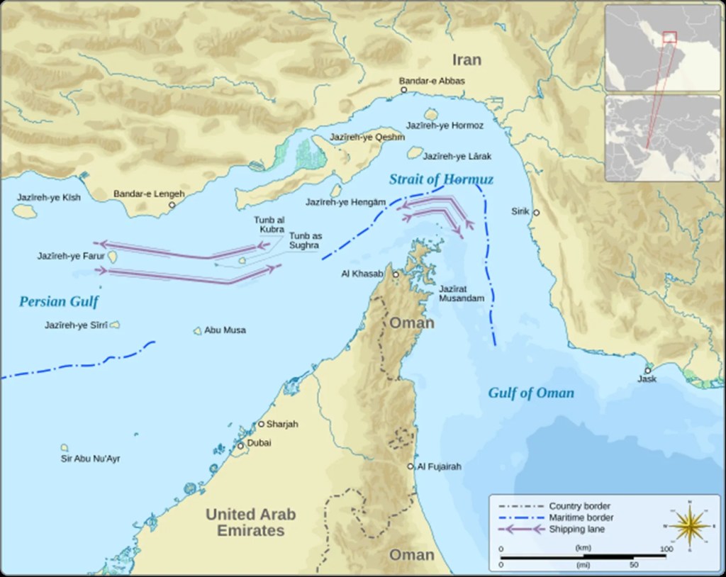 Strait Of Hormuz | Strait Of Hormuz Map