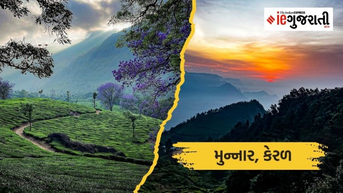 <strong>મુન્નાર, કેરળ</strong><br>મુન્નાર ભારતના પ્રખ્યાત હિલ સ્ટેશનોમાંનું એક છે કારણ કે તે તેના વિશાળ ચાના બગીચા અને વળાંકવાળા રસ્તાઓ ધરાવે છે. અહીં ભારતીય મસાલાઓની સુગંધ આવે છે કારણ કે અહીં મસાલા ઉગાડવામાં આવે છે. અહીં હાઉસબોટિંગ પ્રવાસીઓમાં ખૂબ જ લોકપ્રિય છે. મુન્નારના પ્રખ્યાત પ્રવાસન કેન્દ્રો ચાના બગીચા, વંડરલા એમ્યુઝમેન્ટ પાર્ક, કોચી કિલ્લો, ગણપતિ મંદિર અને હાઉસબોટ છે.