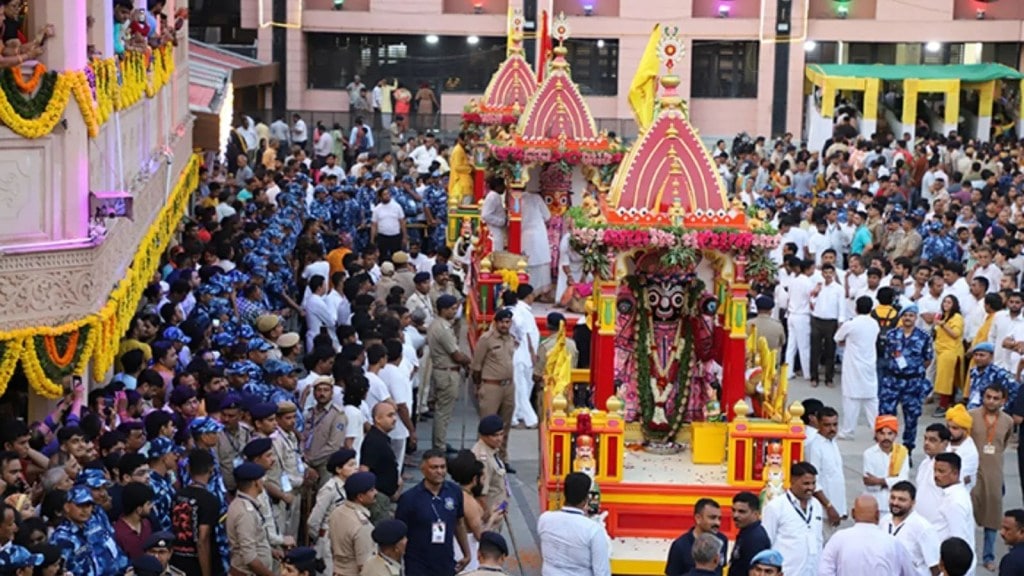 ahmedabad rath yatra route time table