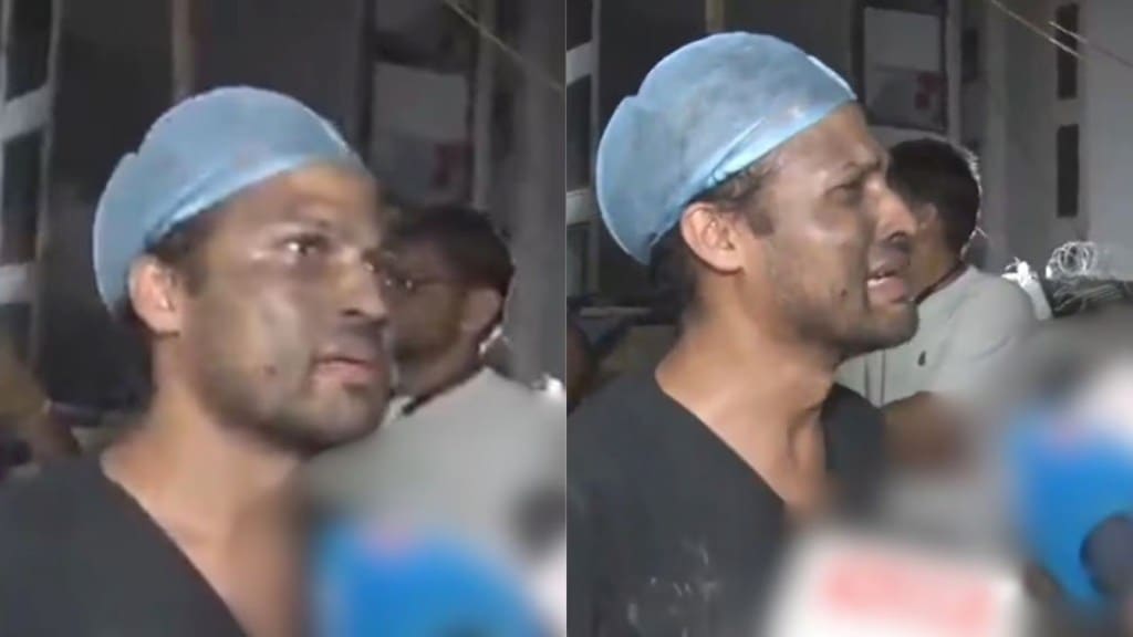 પ્લેન ક્રેશ પીડિત ડોક્ટરે રડતા-રડતા કરી અપીલ, મારી બાળકી અને મેડ હોસ્પિટલમાં દાખલ છે, મને થોડો સમય આપો, જુઓ Viral Video