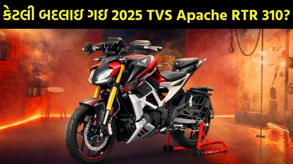 ટીવીએસ અપાચે RTR 310 કેટલી બદલાઇ? જાણો નેકેડ સ્ટ્રીટફાઇટરને કેવા-કેવા મળ્યા નવા અપડેટ