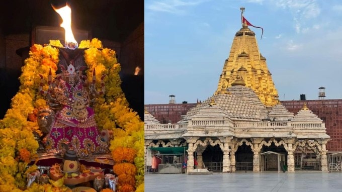 આ ઉપરાંત તેમાં દેવી સતી સંબંધિત પૌરાણિક કથાઓને સમાવીને અંબાજી મંદિરના વિસ્તારનું વિસ્તરણ, મંદિર તરફ અંડરપાસ, આગમન માટે અંબાજી ચોકનો વિકાસ, પગપાળા માર્ગ દ્વારા મુખ્ય માર્ગનું સંચાલન અને મલ્ટી લેવલ કાર પાર્કિંગ તથા યાત્રી ભવન, દિવ્ય દર્શન પ્લાઝા અને શક્તિ પથ, સતી ઘાટ વિસ્તાર વિકાસ તથા ગબ્બર આગમન પ્લાઝા (લાઇટ એન્ડ સાઉન્ડ શો)નો સમાવેશ થાય છે. બીજા તબક્કામાં અંદાજે રૂ. 682 કરોડના ખર્ચે ગબ્બર મંદિર અને પરિસર વિકાસ, અંબાજી મંદિર અને માનસરોવરના વિસ્તાર વિકાસ તથા સતી સરોવર વિકાસ કાર્યો કરાશે. (તસવીર: સોશિયલ મીડિયા)