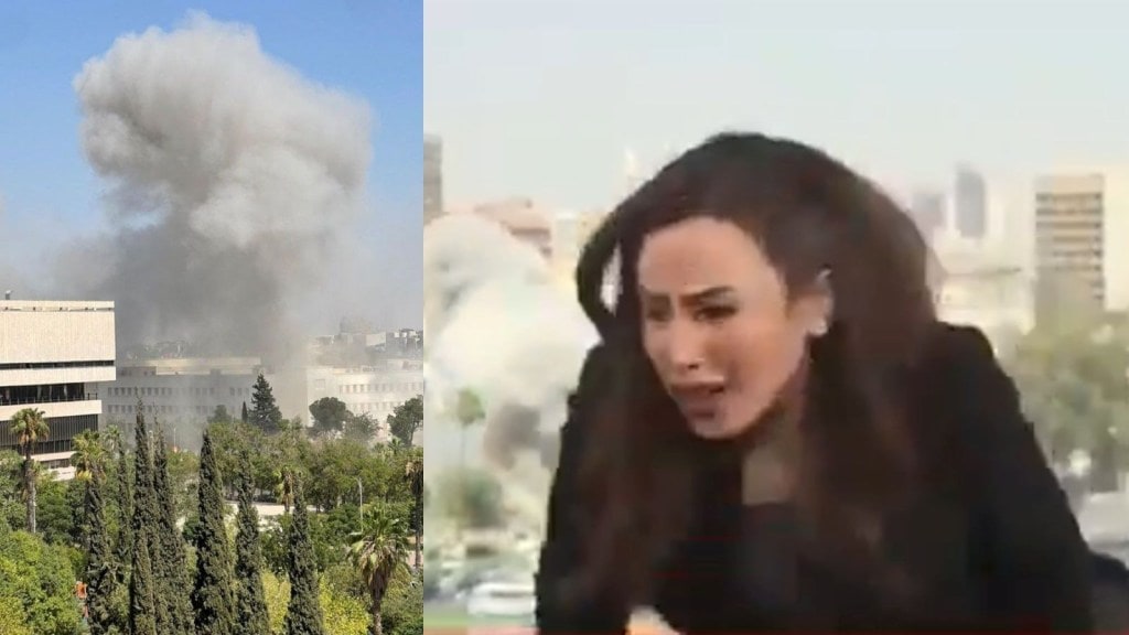 સ્ટુડિયોમાં સીરિયન એન્કરની નીકળી ગઈ ચીસ, ઇઝરાયલી હુમલો લાઇવ કેમેરામાં કેદ – VIDEO