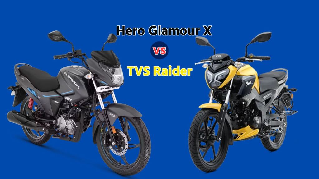 Hero Glamour X vs TVS Raider કઇ બાઇક કિંમત, માઇલેજ અને ફીચર્સ મામલે પાવરફુલ છે?