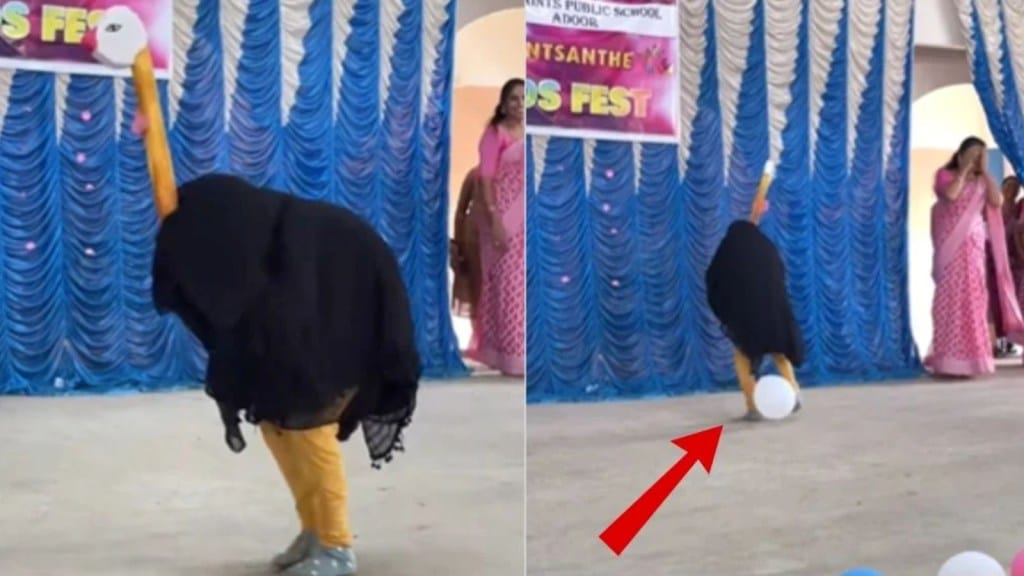 ફેન્સી ડ્રેસ સ્પર્ધામાં શાહમૃગ બનીને સ્કૂલ પહોંચ્યો વિદ્યાર્થી, એક્ટિંગ એવી કે હસી-હસીને લોટપોટ થયા, જુઓ Viral Video