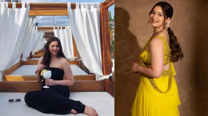 કાળા ડ્રેસમાં બીચ પર આરામ કરતી તેણીની તસવીરો ચાહકોને ખૂબ જ ગમી હતી. પીળા લહેંગા અને ચોલીમાં સારા તેંડુલકરે તેના એથનિક લુકથી બધાનું ધ્યાન ખેંચ્યું હતું. (Insta/@saratendulkar)