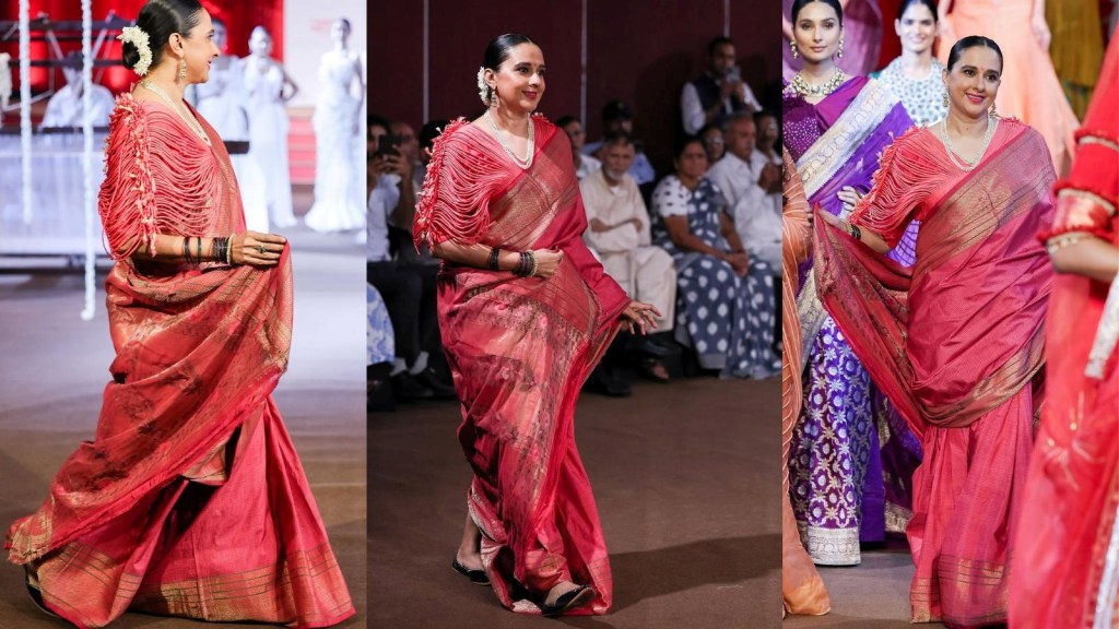 VIDEO: રેમ્પ પર ઉતરી દેશની સૌથી સુંદર મહારાણી, જુઓ શાહી સાડીમાં વડોદરાની મહારાણીનો રોયલ અંદાજ