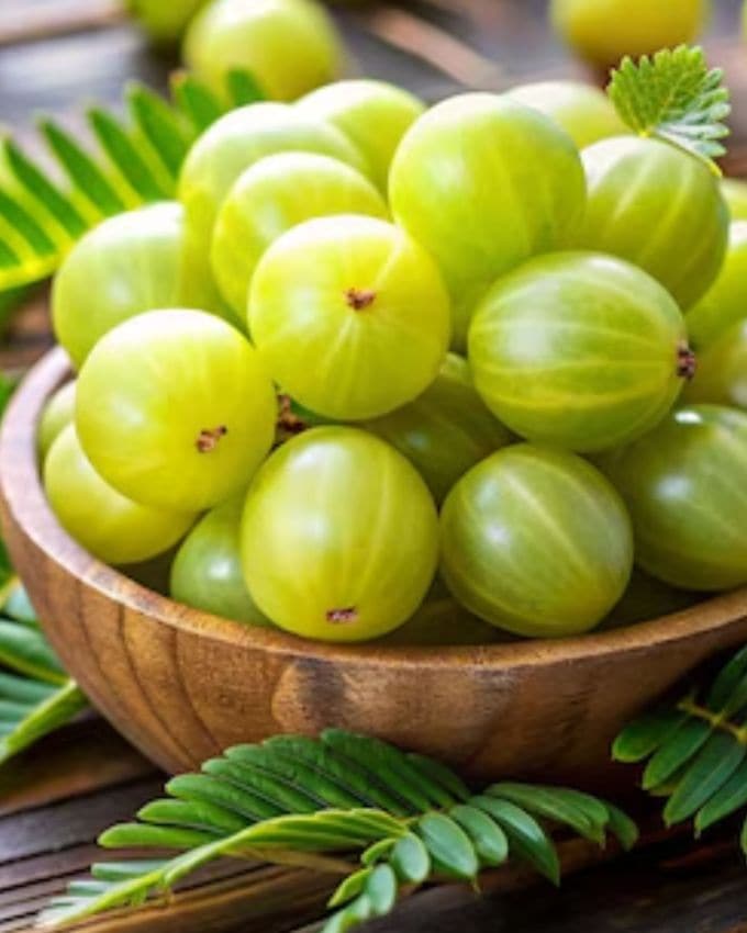 આયુર્વેદમાં આમળા (Amla) ને અમૃતફળ કહેવામાં આવે છે. તે વિટામિન-સી, એન્ટીઑકિસડન્ટ અને ખનિજોથી ભરપૂર છે, જે રોગપ્રતિકારક શક્તિને મજબૂત બનાવે છે. તેનો સ્વાદ મીઠો અને ખાટો હોય છે અને તેને ઘણી રીતે ખાવામાં આવે છે.