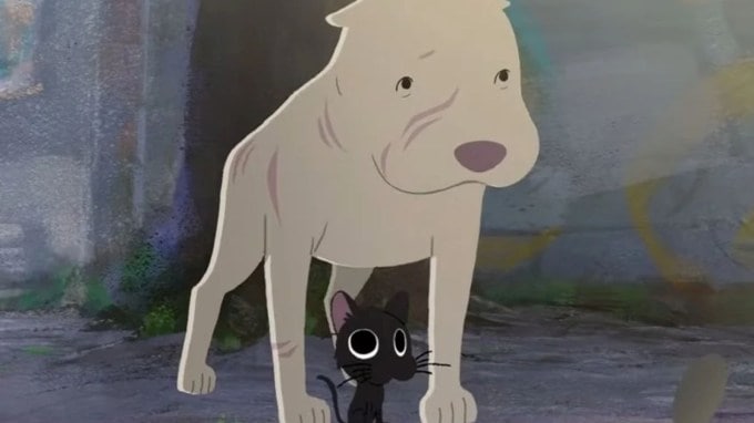 <strong>Kitbull </strong>: એક બિલાડીનું બચ્ચું અને લડાઇ માટે ઉપયોગ કરવામાં આવતો કૂતરો મિત્રો બની જાય છે. કોઈપણ સંવાદ વિના આ ફિલ્મ બતાવે છે કે સાચી તાકાત કાળજી રાખવામાં રહેલી છે, અને ભય ક્યારેય ક્રૂરતાનું કારણ ન હોવો જોઈએ. (Still From Film)