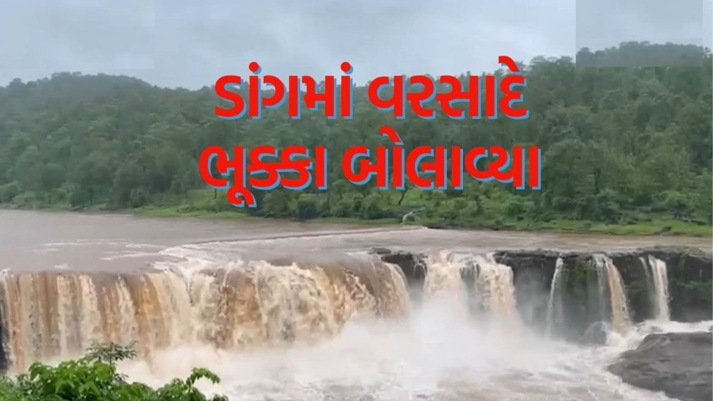 Gujarat Rain : નવરાત્રી વચ્ચે વરસાદે ડાંગમાં ભૂક્કા બોલાવ્યા, આહવામાં 4.49 ઈંચ ખાબક્યો, ગુજરાતમાં ક્યાં કેટલો પડ્યો?