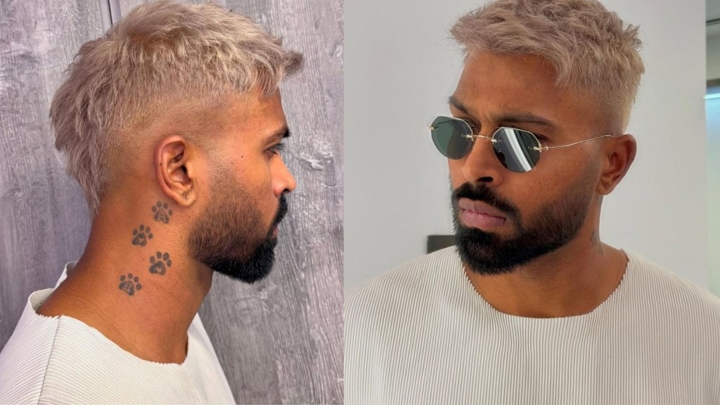 Hardik Pandya New Hair Style