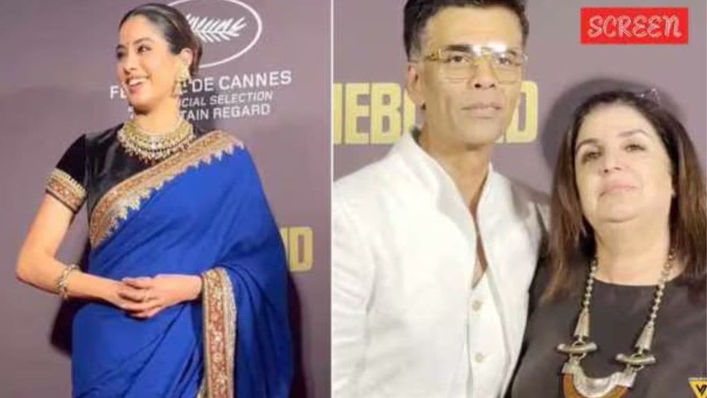 Homebound Premiere | હોમબાઉન્ડ પ્રીમિયરમાં જાન્હવી કપૂર મમ્મી શ્રીદેવીની સાડીમાં દેખાઈ, શિખર પહાડિયાની ફેમિલી સાથે પોઝ આપ્યા