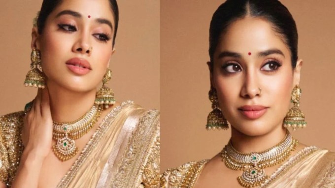 <strong>Janhvi Kapoor Pics </strong>: બોલીવુડ અભિનેત્રી જાહ્નવી કપૂર તેની ફિલ્મોના પ્રમોશન માટે ફિલ્મની થીમ પર આધારિત આઉટફિટ્સ પહેરેલી જોવા મળે છે. આ પહેલા તેણે મિસ્ટર એન્ડ મિસિસ માહીના પ્રમોશન દરમિયાન ઘણી હેડલાઇન્સ બનાવી હતી. (janhvikapoor/Insta)
