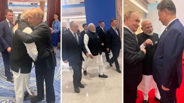 SCO Summit: પીએમ મોદી પુતિનને ગળે મળ્યા, જિનપિંગ સાથે હસીને વાત કરી; તસવીરોમાં જુઓ ‘ત્રિમૂર્તિ’ની રાજકીય કેમિસ્ટ્રી