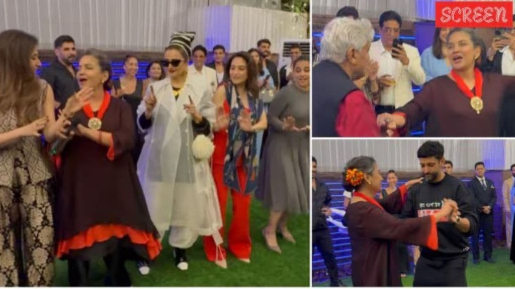 Shabana Azmi Birthday Celebration | શબાના આઝમી બર્થડે સેલિબ્રેશન, ‘પ્રીટી લિટલ બેબી’ પર જાવેદ સાથે ડાન્સ, ઘણા સ્ટાર્સ હાજર, જુઓ ફોટોઝ અને વિડિયોઝ