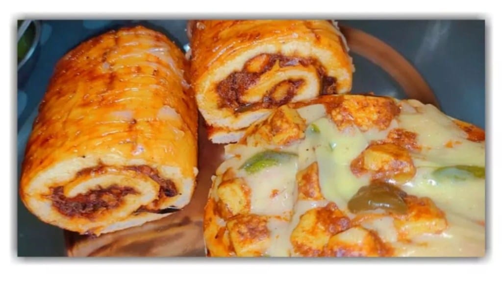 How to Make Paneer Pizza Roll, પનીર પિઝા રોલ રેસીપી