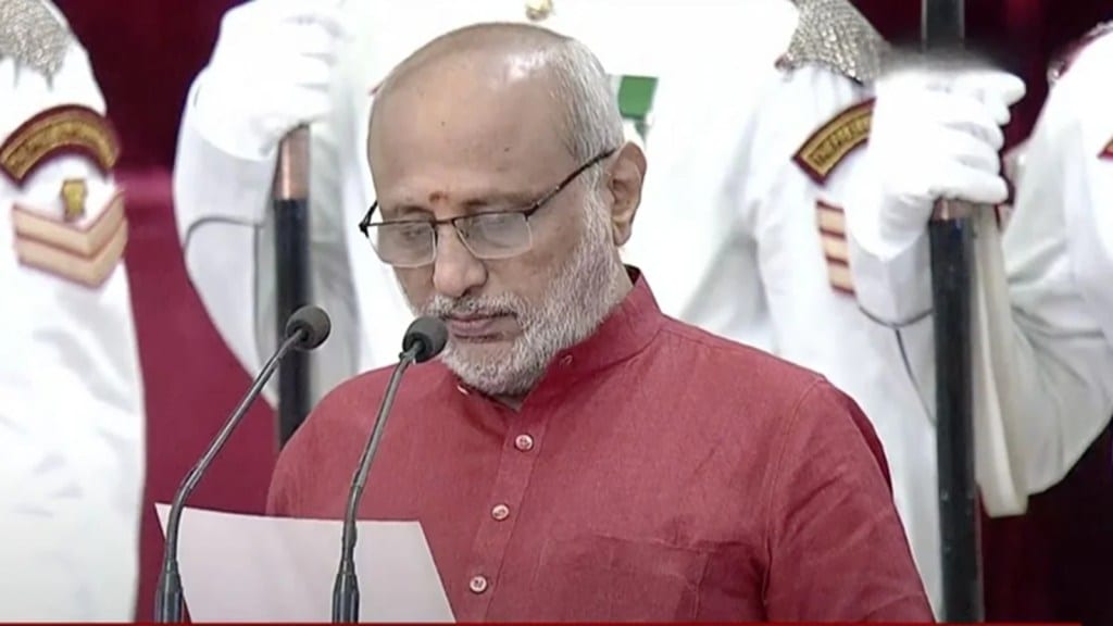 CP Radhakrishnan Oath : સીપી રાધાકૃષ્ણન દેશના 15મા ઉપરાષ્ટ્રપતિ બન્યા,રાષ્ટ્રપતિ દ્રૌપદી મુર્મુએ શપથ લેવડાવ્યા CP Radhakrishnan Oath : સીપી રાધાકૃષ્ણન દેશના 15મા ઉપરાષ્ટ્રપતિ બન્યા,રાષ્ટ્રપતિ દ્રૌપદી મુર્મુએ શપથ લેવડાવ્યા