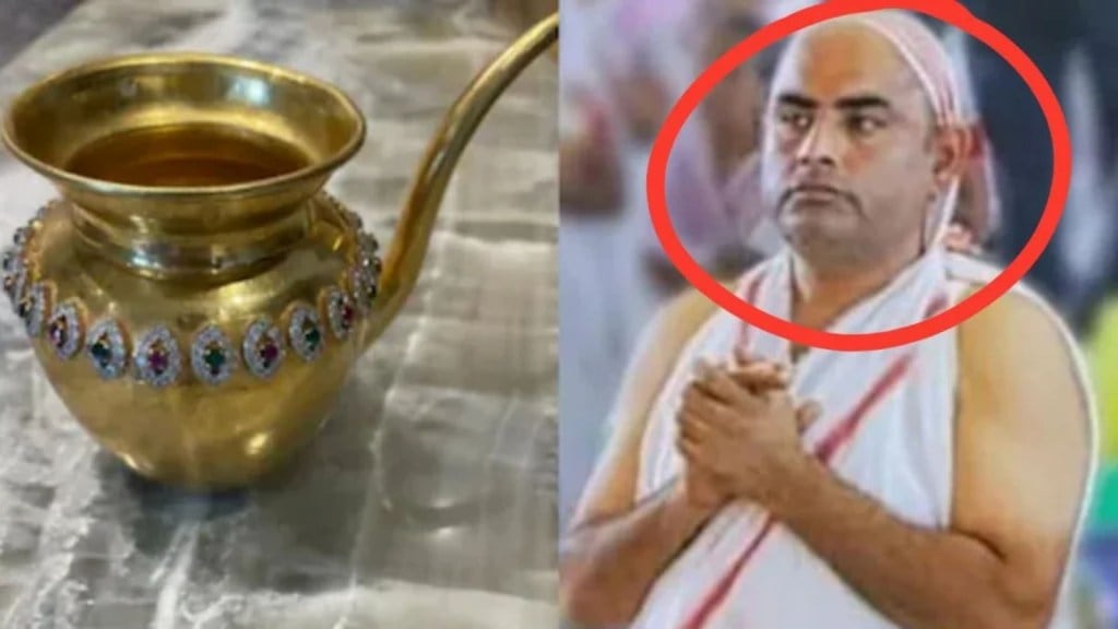 પરંપરાગત કપડાં પહેરીને ધાર્મિક સમારોહમાં ઘૂસ્યો ચોર, આ રીતે ચોરી લીધો 1 કરોડ રૂપિયાનો કળશ