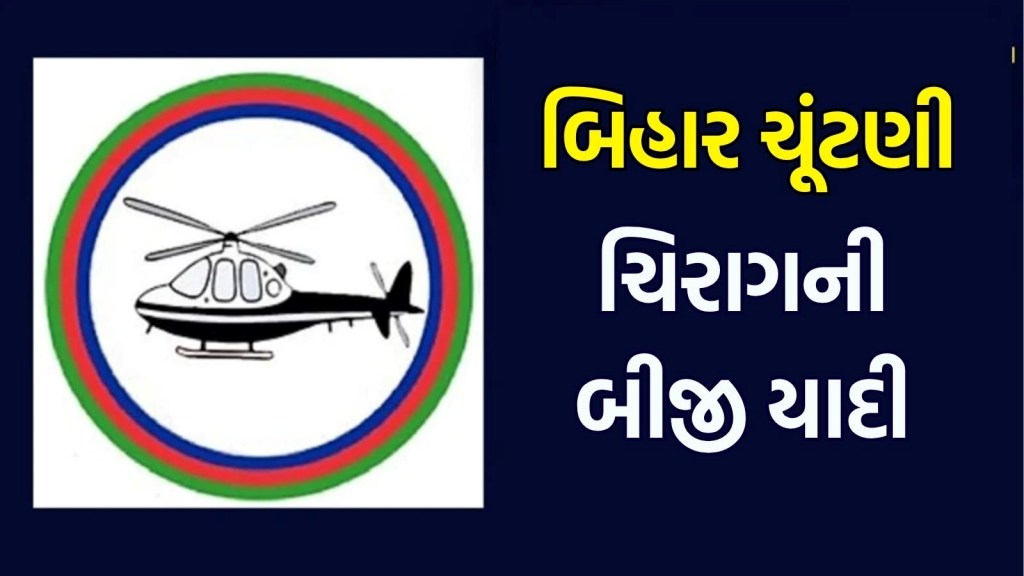 Bihar Election 2025 : ચિરાગ પાસવાને તમામ 29 બેઠકો માટે ઉમેદવારોની જાહેરાત કરી, કોણ કોણ થયા સામેલ?