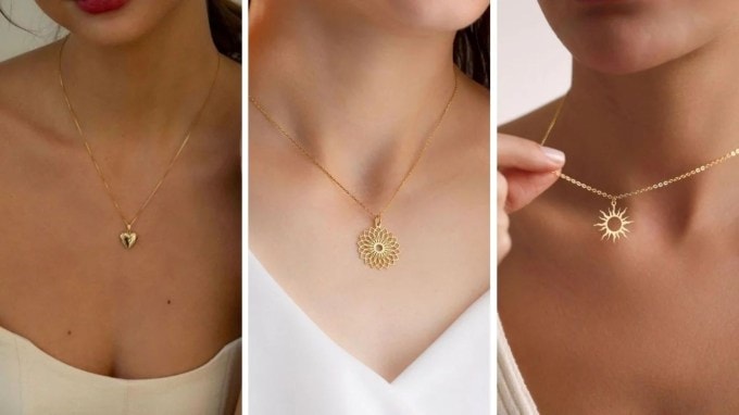 <strong>Stylish Gold Chain Ke Design :</strong> લગ્ન હોય કે તહેવાર મહિલાઓ દરેક પ્રસંગે પોતાનો લુક્સને ખાસ બનાવવા માંગે છે. મહિલાઓ દરેક પ્રસંગ માટે સોનાની ચેન પહેરવાનું પસંદ કરે છે. (તસવીર : Pinterest)