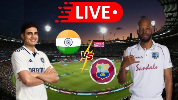 IND vs WI 1st Test Match Live Score