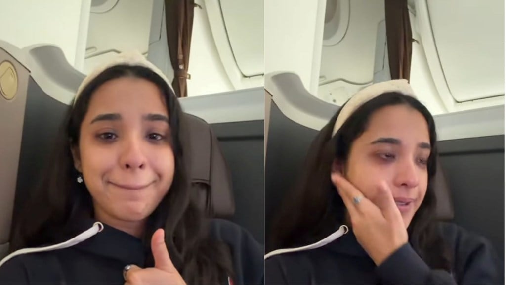 Viral Video: નોકરી ગુમાવનાર ભારતીય યુવતીએ અમેરિકા છોડવું પડ્યું, પ્લેનમાં બેસીને બનાવ્યો ભાવુક વીડિયો