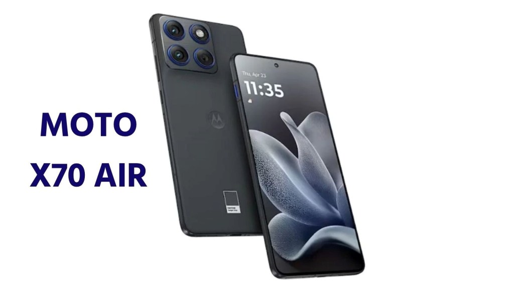 Moto X70 Air Launch: મોટોરોલાનો પતલો ફોન જોતા જ રહી જશો, કેમેરો જોરદાર, 4800mAh બેટરી, જાણો કિંમત