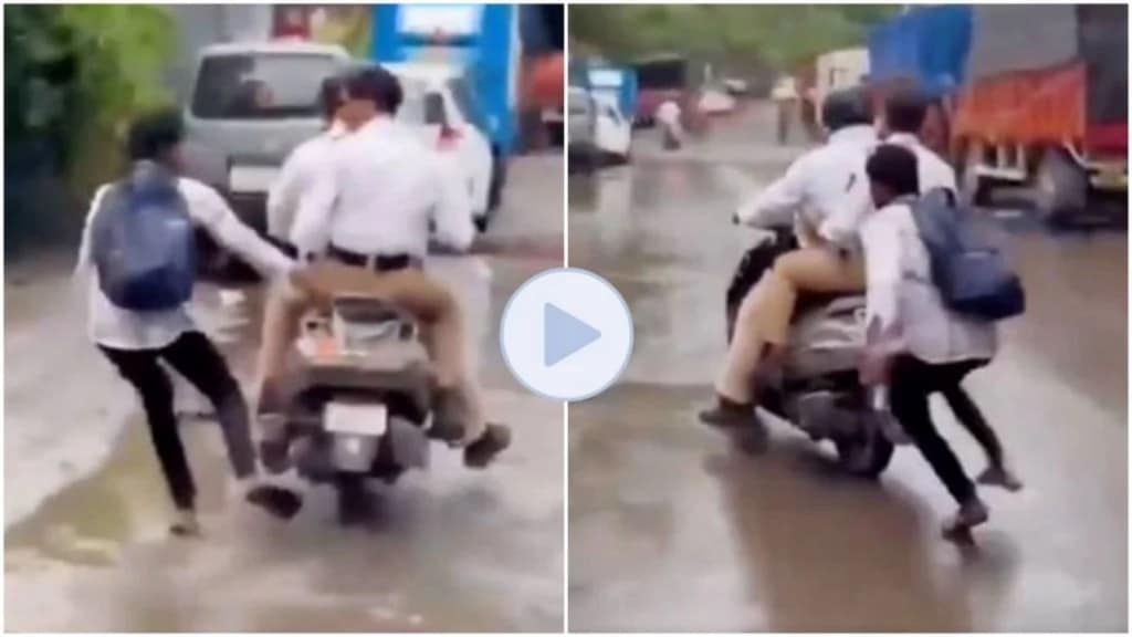 હેલ્મેટનું ચલણ ફટકાર્યા બાદ છોકરાએ પોલીસ સાથે લીધો ‘બદલો’, વાયરલ વીડિયો જોઈને તમે પણ કહેશો- બરાબર કર્યું હેલ્મેટનું ચલણ ફટકાર્યા બાદ છોકરાએ પોલીસ સાથે લીધો ‘બદલો’, વાયરલ વીડિયો જોઈને તમે પણ કહેશો- બરાબર કર્યું