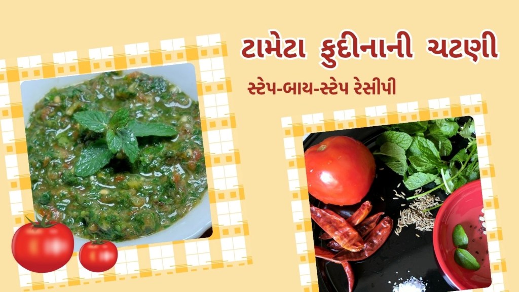 સ્વાદિષ્ટ ટામેટા-ફૂદીનાની ચટણી બનાવવાની રેસીપી, જે તમારા ભોજનનો સ્વાદ બમણો કરી દેશે