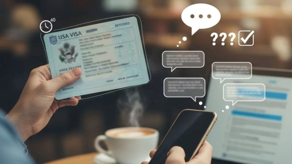 40 મિનિટથી ઓછા સમયમાં અમેરિકાના વિઝા મળ્યા, ઇન્ટરવ્યૂ દરમિયાન કયા પ્રશ્નો પૂછયા? વ્યક્તિએ શેર કર્યો પોતાનો અનુભવ 40 મિનિટથી ઓછા સમયમાં અમેરિકાના વિઝા મળ્યા, ઇન્ટરવ્યૂ દરમિયાન કયા પ્રશ્નો પૂછયા? વ્યક્તિએ શેર કર્યો પોતાનો અનુભવ