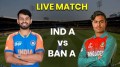IND-A vs BAN-A Asia Cup Rising Stars 2025 Match Live Cricket Score Updates