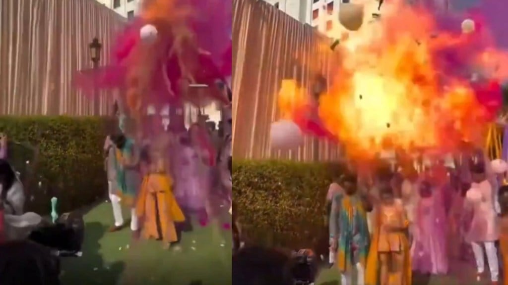 એક કપલની હલ્દી સેરેમનીમાં અચાનક બની ભયાનક ઘટના, વાયરલ વીડિયો જોઈ તમે હચમચી જશો એક કપલની હલ્દી સેરેમનીમાં અચાનક બની ભયાનક ઘટના, વાયરલ વીડિયો જોઈ તમે હચમચી જશો