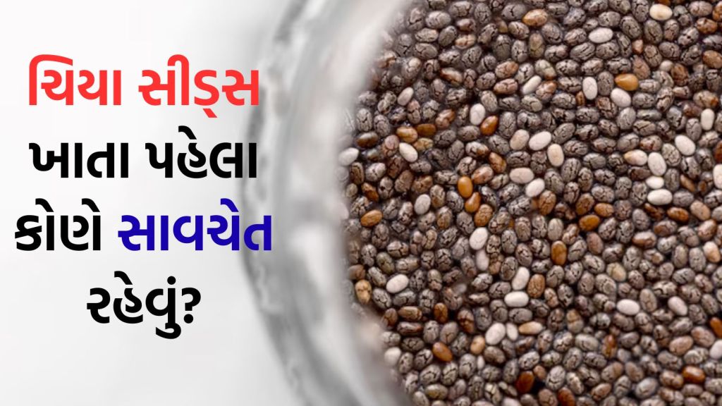ચિયા સીડ્સ ખાતા પહેલા આ લોકોએ કેમ સાવચેત રહેવું? ચિયા સીડ્સ ખાતા પહેલા આ લોકોએ કેમ સાવચેત રહેવું?
