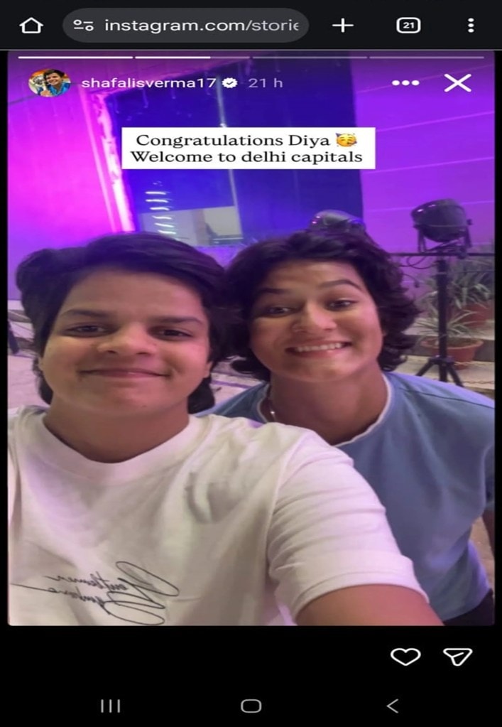 Wpl 2026 youngest player diya yadav