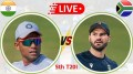 India vs South Africa 5th T20I Match Live Score Updates